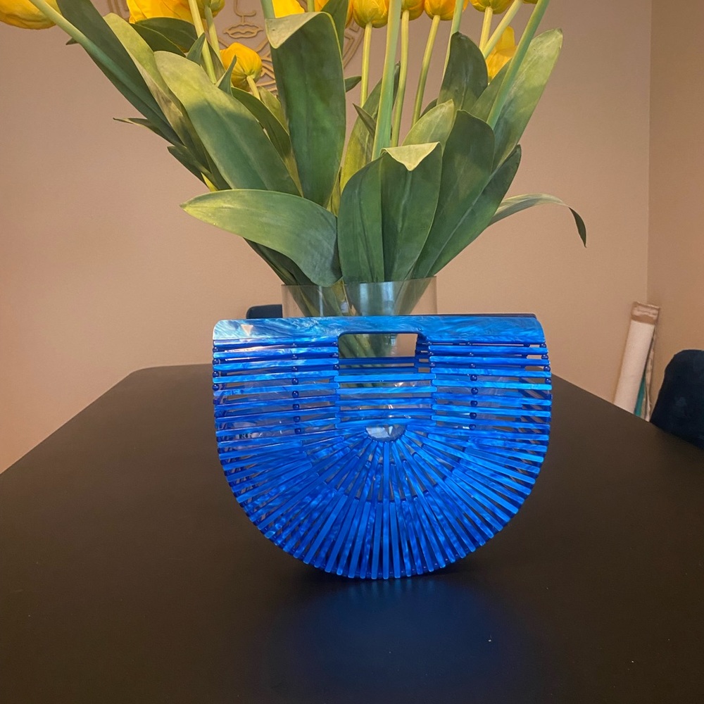 Brand New Acrylic Ark Clutch (Blue ) - Picture 2 of 10